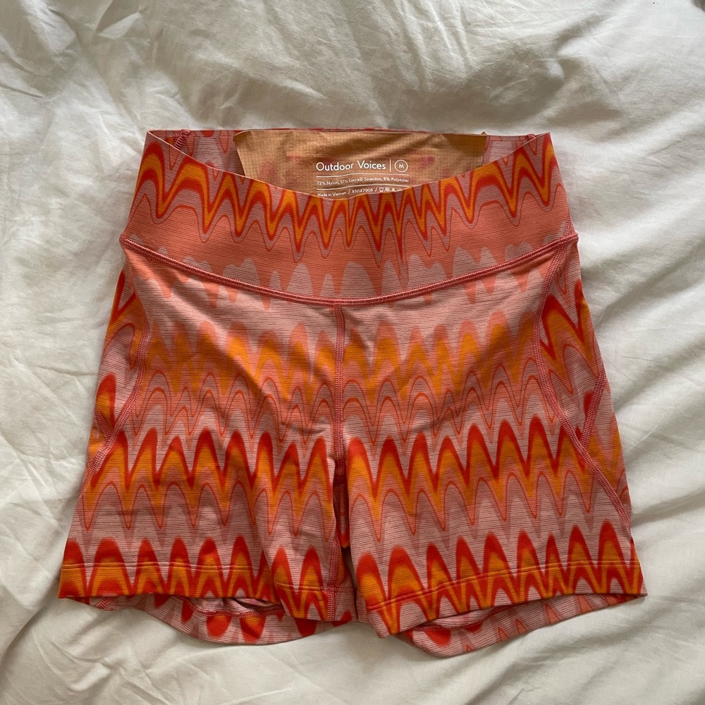 OUTDOOR VOICES Tech Sweat Short Bike Shorts